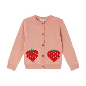 Stella McCartney Knit Strawberry Cardigan Size 10